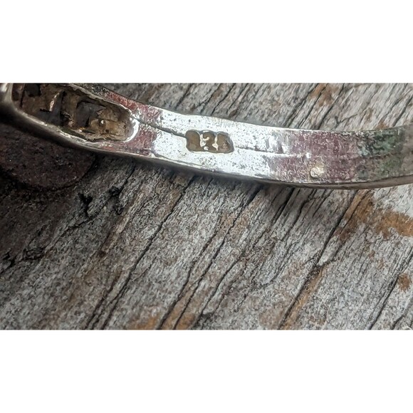 Vintage Sterling Greek Key Ring - Picture 10 of 10